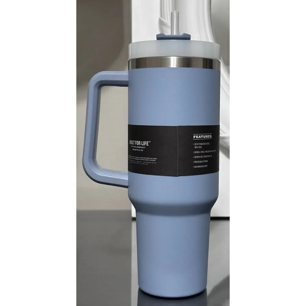 Stanley‎ Adventure Quencher 40oz Tumbler- CHAMBRAY BLUE - Picture 2 of 4